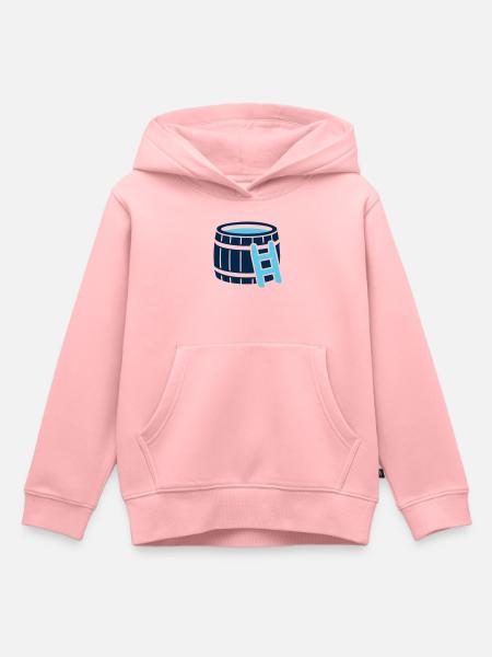 Eisbad Badefass Icon - Kinder Premium Organic Hoodie - Rosa
