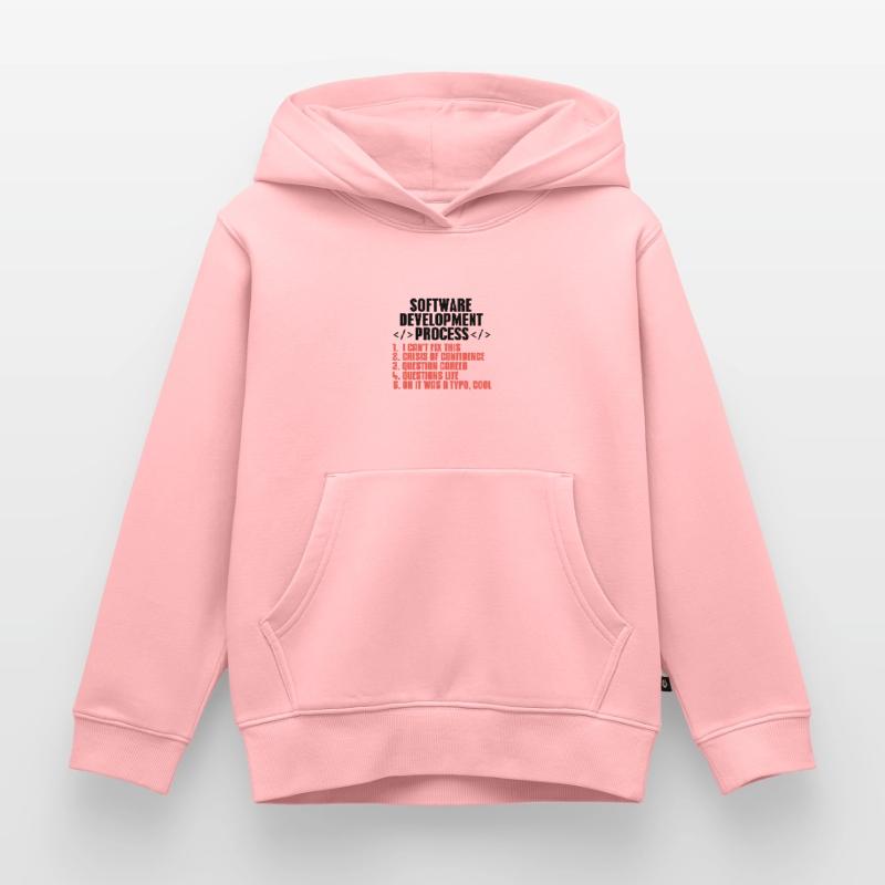Programmierer Coder Softwareentwickler Geschenk Kinder Premium Organic Hoodie