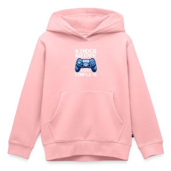 Kinderkrippe Geschafft Krippe Geschafft - Kinder Premium Organic Hoodie - Rosa - Vorne - AI Model Kid Female (0cm)