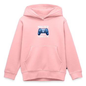 Master Level Complete Masterabschluss Geschenk - Kinder Premium Organic Hoodie - Rosa - Vorne - AI Model Kid Female (0cm)