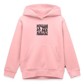 La maternité est mon ministère - Sweat Premium à capuche enfant bio - rose - Devant - AI Model Kid Female (0cm)