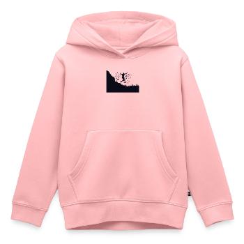 Trail Runner Cross Trail Bergläufer - Kinder Premium Organic Hoodie - Rosa - Vorne - AI Model Kid Female (0cm)