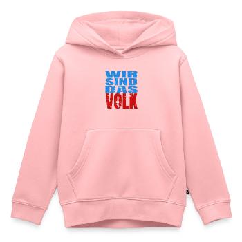 Wir sind das Volk! Demo Protest Grundgesetz - Kinder Premium Organic Hoodie - Rosa - Vorne - AI Model Kid Female (0cm)