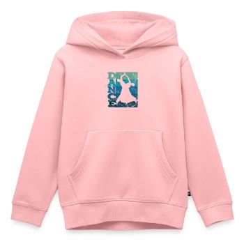 Danse de salon Valse viennoise - Sweat Premium à capuche enfant bio - rose - Devant - AI Model Kid Female (0cm)