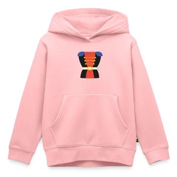 Casse-Noisette, Illustration,Noël,Saint-Nicolas - Sweat Premium à capuche enfant bio - rose - Devant - AI Model Kid Female (0cm)