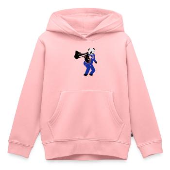 shooting panda 2 - Kinder Premium Organic Hoodie - Rosa - Vorne - AI Model Kid Female (0cm)