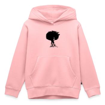 Jazz - Kinder Premium Organic Hoodie - Rosa - Vorne - AI Model Kid Female (0cm)