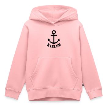 kieler - Kinder Premium Organic Hoodie - Rosa - Vorne - AI Model Kid Female (0cm)