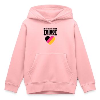Je n'ai pas besoin de maillot - Germany Fan Shirt - Sweat Premium à capuche enfant bio - rose - Devant - AI Model Kid Female (0cm)