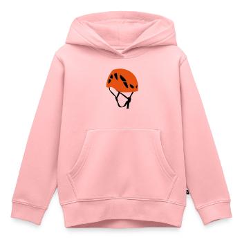 Casque d'escalade - Sweat Premium à capuche enfant bio - rose - Devant - AI Model Kid Female (0cm)