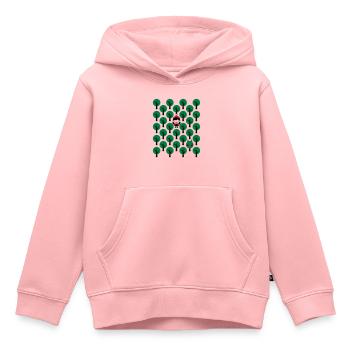 Fairytale - Märchen - Rotkäppchen - Wolf - Grafik - Kinder Premium Organic Hoodie - Rosa - Vorne - AI Model Kid Female (0cm)