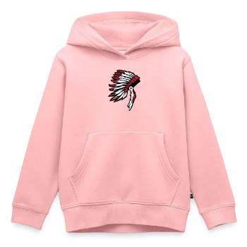 Indian hairstyle Indian chef - Kids Premium Organic Hoodie - rose - Front - AI Model Kid Female (0cm)