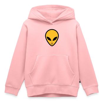 alien - Kinder Premium Organic Hoodie - Rosa - Vorne - AI Model Kid Female (0cm)