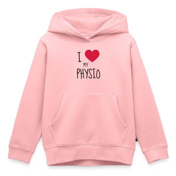 Krankengymnast / Krankengymnastin / Physio / - Kinder Premium Organic Hoodie - Rosa - Vorne - AI Model Kid Female (0cm)