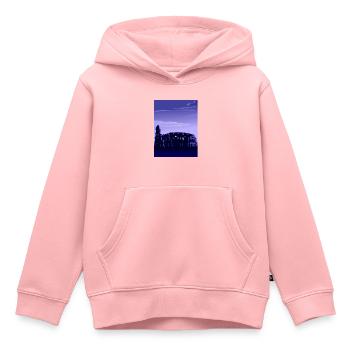 Kolosseum / Kolosseum bei Sonnenuntergang - Altes Rom, Italien - Kinder Premium Organic Hoodie - Rosa - Vorne - AI Model Kid Female (0cm)