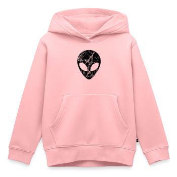 Cracked head alien - Kids Premium Organic Hoodie - rose - Front - AI Model Kid Female (0cm)