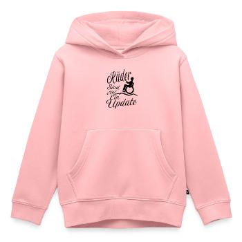 Räder sind nur ein update Behinderung Handicap - Kinder Premium Organic Hoodie - Rosa - Vorne - AI Model Kid Female (0cm)