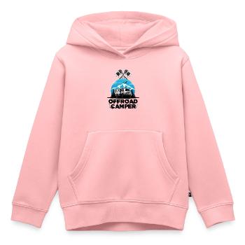 Offroad Camper camping Motorhome Motorhome WoMo - Kids Premium Organic Hoodie - rose - Front - AI Model Kid Female (0cm)