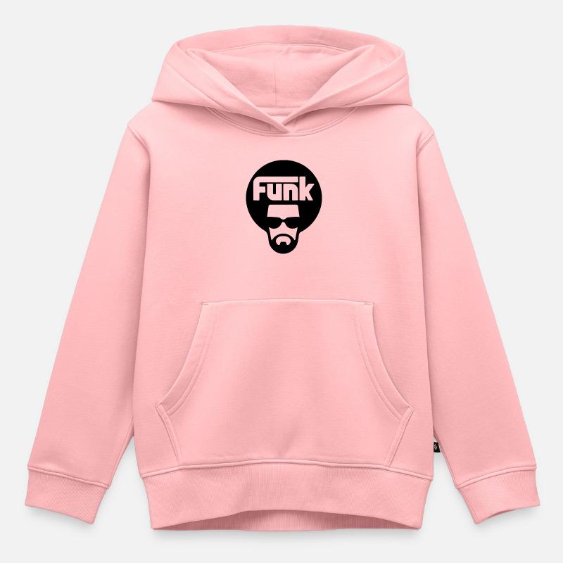 Funk - Sweat Premium à capuche enfant bio - rose