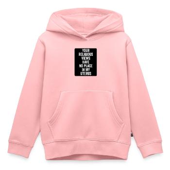 Frauenrechte - Kinder Premium Organic Hoodie - Rosa - Vorne - AI Model Kid Female (0cm)