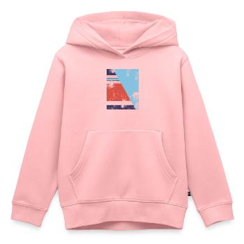 England 1990 - Kids Premium Organic Hoodie - rose - Front - AI Model Kid Female (0cm)