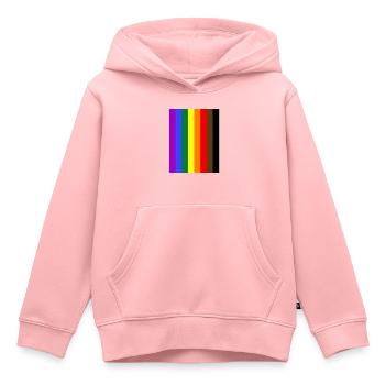 Gay pride TEE - Kinder Premium Organic Hoodie - Rosa - Vorne - AI Model Kid Female (0cm)