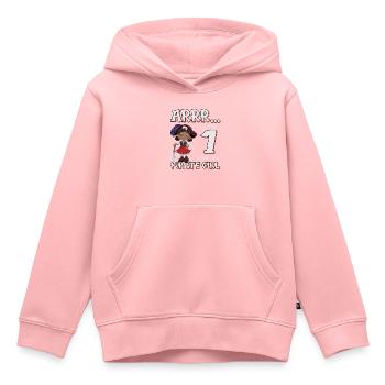 Pirate Boy 1 Jahre alter Pirat 1. Geburtstag - Kinder Premium Organic Hoodie - Rosa - Vorne - AI Model Kid Female (0cm)