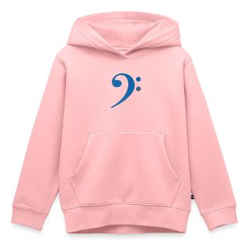 Bassschlüssel - Kinder Premium Organic Hoodie - Rosa - Vorne - AI Model Kid Female (0cm)