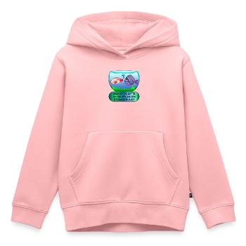 SOJASOßE FISCHFORM - AQUARIUM PFLANZEN - Kinder Premium Organic Hoodie - Rosa - Vorne - AI Model Kid Female (0cm)