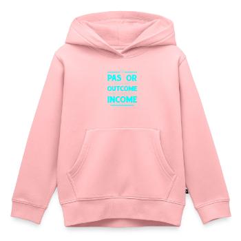 Pastor Ist Für Das Ergebnis Da, Nicht Für Das - Kinder Premium Organic Hoodie - Rosa - Vorne - AI Model Kid Female (0cm)