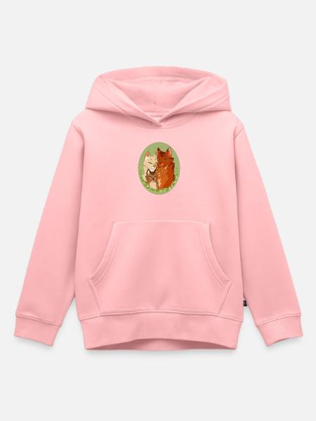 Firestar Firestar Squirrel Flight Cats Family - Kids Premium Organic Hoodie - rose