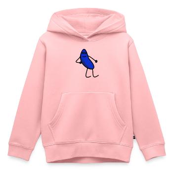 Chilled Jay - blue - Kinder Premium Organic Hoodie - Rosa - Vorne - AI Model Kid Female (0cm)