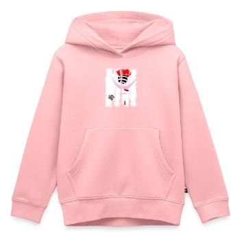 Schöne weibliche Farbe Mode bunte Frau Kunst - Kinder Premium Organic Hoodie - Rosa - Vorne - AI Model Kid Female (0cm)