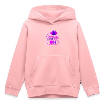 Chakra Guérison Holistique Mains Guérisseur Énergétique Reiki - Sweat Premium à capuche enfant bio - rose - Devant - AI Model Kid Female (0cm)