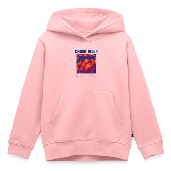 Knight Rider 1982 KITT - Sweat Premium à capuche enfant bio - rose - Devant - AI Model Kid Female (0cm)