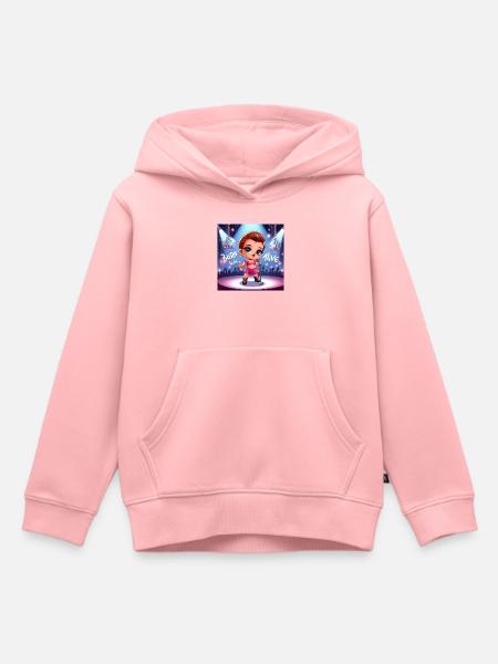 Geboren, um lebendig zu sein - Kinder Premium Organic Hoodie - Rosa