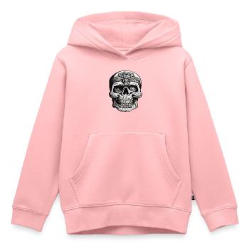 Maya / Haute Culture / Pérou / Calendrier Maya / Motif - Sweat Premium à capuche enfant bio - rose - Devant - AI Model Kid Female (0cm)