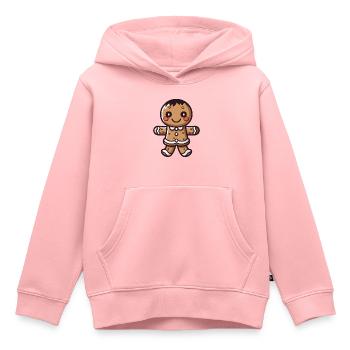 lebkuchen junge - Kinder Premium Organic Hoodie - Rosa - Vorne - AI Model Kid Female (0cm)