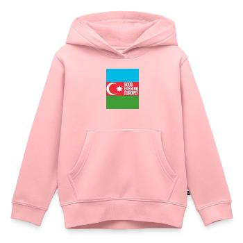 Aserbaidschan Eurovision Song Contest - Kinder Premium Organic Hoodie - Rosa - Vorne - AI Model Kid Female (0cm)