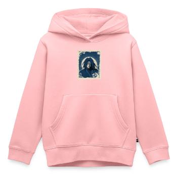 Anime-Charakter-Porträt - Kinder Premium Organic Hoodie - Rosa - Vorne - AI Model Kid Female (0cm)
