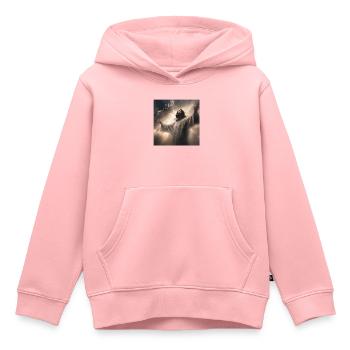 Jesus Christ, Catholic, Religious - Kids Premium Organic Hoodie - rose - Front - AI Model Kid Female (0cm)