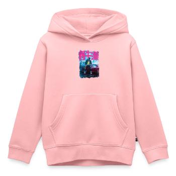 Streetwear Bitcoin Racing - Kids Premium Organic Hoodie - rose - Front - AI Model Kid Female (0cm)