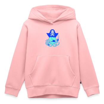 Oktopus Pirat Crew Kapitän Segler Freibeuter Segel - Kinder Premium Organic Hoodie - Rosa - Vorne - AI Model Kid Female (0cm)