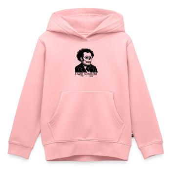 Franz Schubert - Kids Premium Organic Hoodie - rose - Front - AI Model Kid Female (0cm)