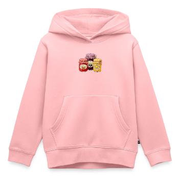 Selbstgemachte Marmelade - Kinder Premium Organic Hoodie - Rosa - Vorne - AI Model Kid Female (0cm)