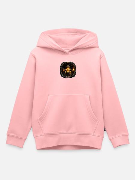 Miner Chick - Kinder Premium Organic Hoodie - Rosa