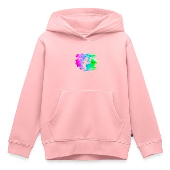 Lacrosse - Sweat Premium à capuche enfant bio - rose - Devant - AI Model Kid Female (0cm)