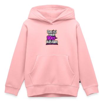 Mein Neunziger Kostüm 90er 80er 70er Party Retro - Kinder Premium Organic Hoodie - Rosa - Vorne - AI Model Kid Female (0cm)