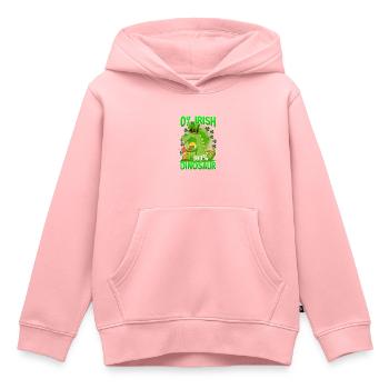 St Paddys St Patricksday St Patrick Day - Kinder Premium Organic Hoodie - Rosa - Vorne - AI Model Kid Female (0cm)