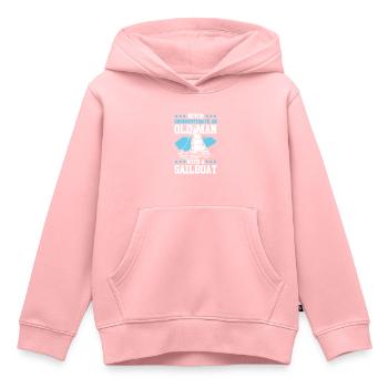 sailing old man - Kids Premium Organic Hoodie - rose - Front - AI Model Kid Female (0cm)